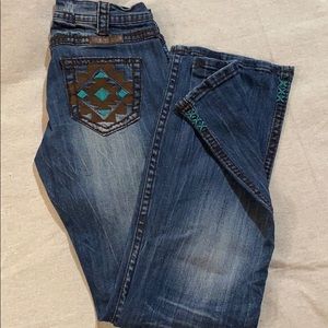 Cowgirl Tuff Turquoise Haven Bootcut Jeans